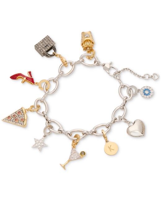 Kate Spade White One In A Million Chain Charm Bracelet
