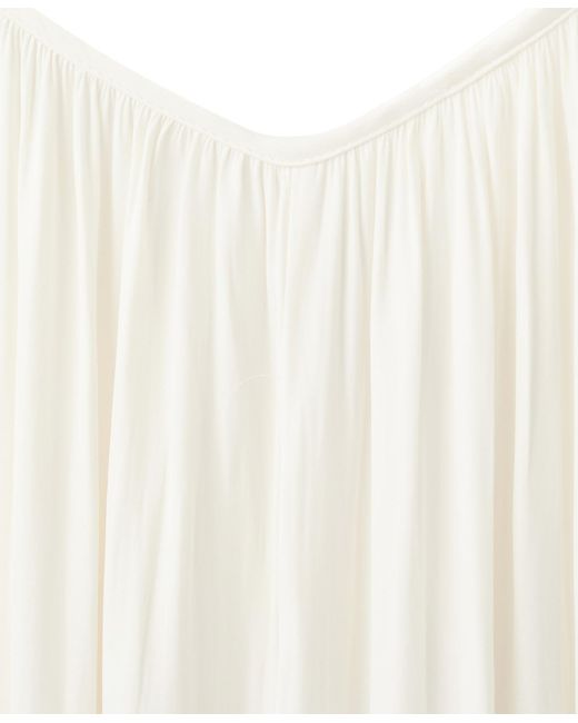 Mango White Belted Jumpsuit