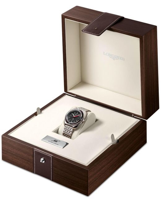 Longines Metallic Swiss Automatic Ultra-chron Stainless Steel Bracelet Watch 43mm for men