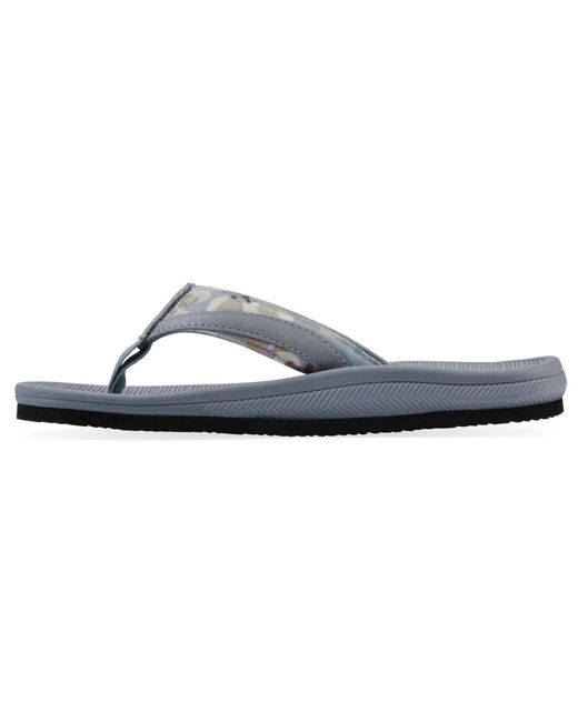 White Mountain Blue Bays Round Toe Flat Sandals