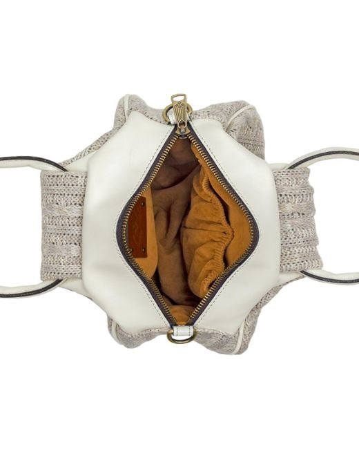 Patricia Nash Gray Milburn Knitted Crossbody Bag