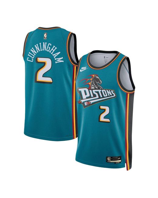 Nike Cade Cunningham Teal Detroit Pistons 2022/23 Swingman Jersey