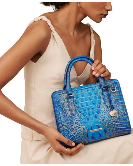 Brahmin Blue Cami Melbourne Satchel