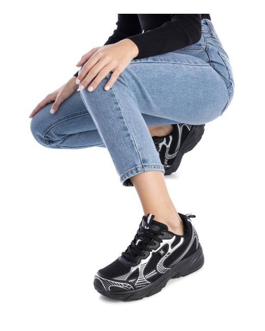 Xti Black Casual Sneakers By