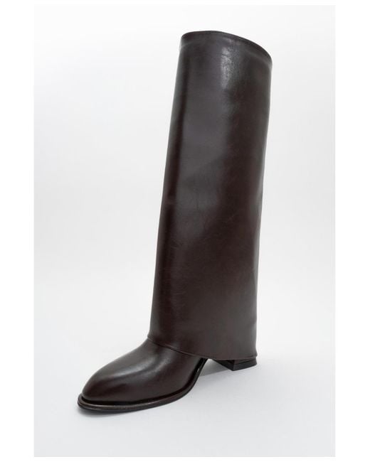 Prologue Shoes Brown Maybe Chunky Heel Boot ()