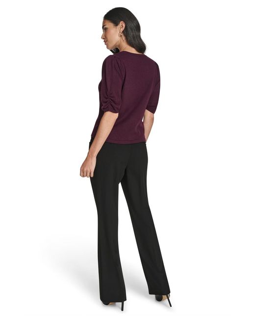 Calvin Klein Purple Crew Neck Sweater