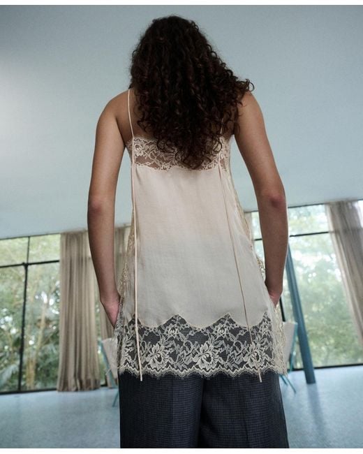 Mango Natural Selection Lace Lyocell Top