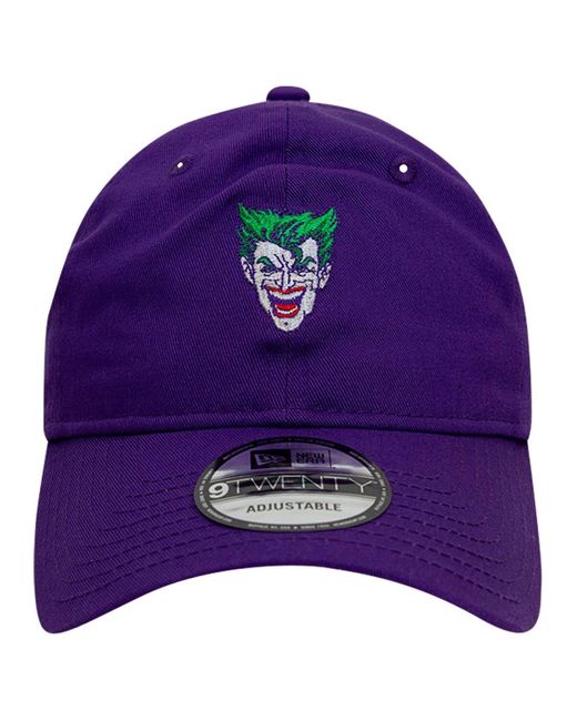KTZ Purple Joker Face 9twenty Adjustable Hat for men