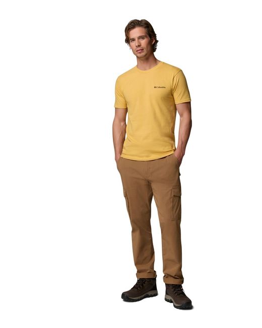 Columbia Yellow Midnighter Graphic T-shirt for men