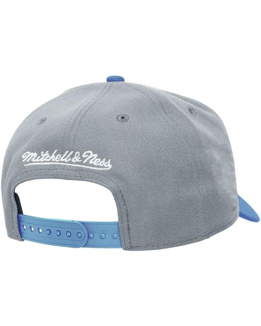 Mitchell & Ness Blue And Los Angeles Angels Basic Coop Pro Adjustable Hat