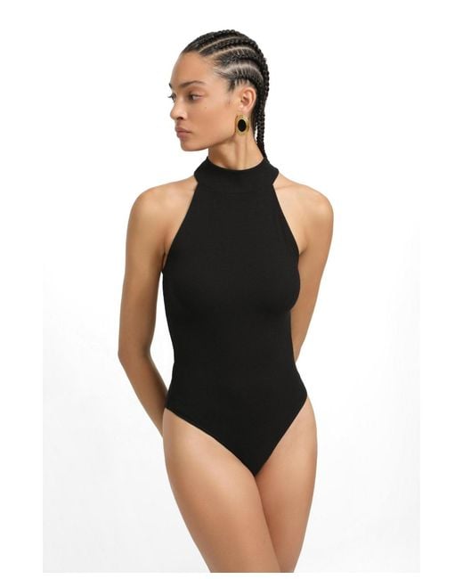MARCELLA Black Doris Bodysuit
