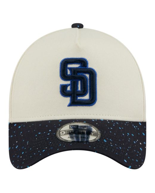 KTZ Blue San Diego Padres Speckle A-frame 9forty Adjustable Hat for men