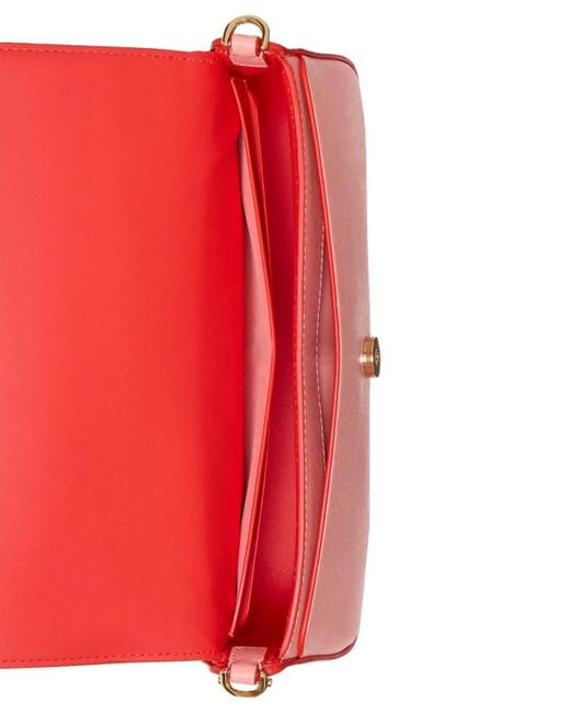 Kate Spade Pink Serena Pop Trim Chain Leather Wallet