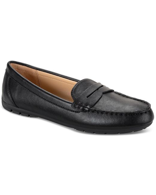 Style & Co. Black Serafinaa Driver Penny Loafers