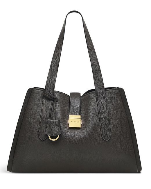 Radley Sloane Street Leather Large Zip Top Shoulder Bag in Black Lyst