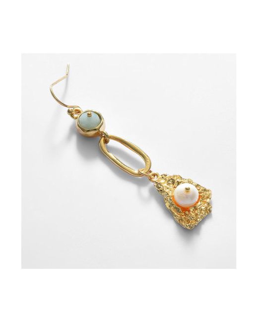 SOH Metallic Santorini Drop Earrings