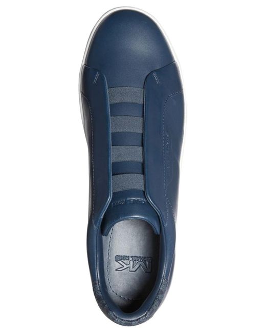 Michael Kors Blue Keating Slip-on Leather Sneaker for men
