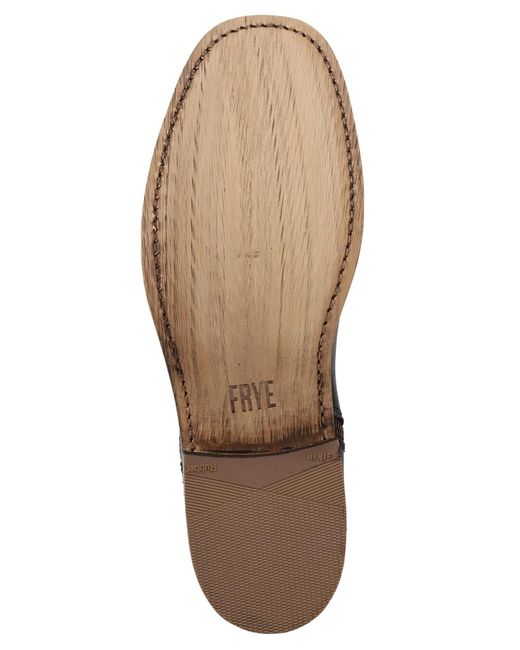 Frye Black Campus Inside Round-toe Ankle Boots for men