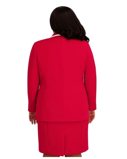 Kasper Double-breasted Collared Jacket