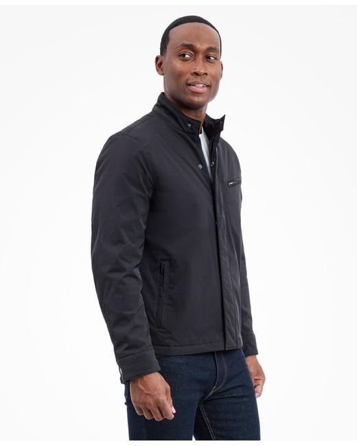 Michael Kors Blue Moto Jacket for men