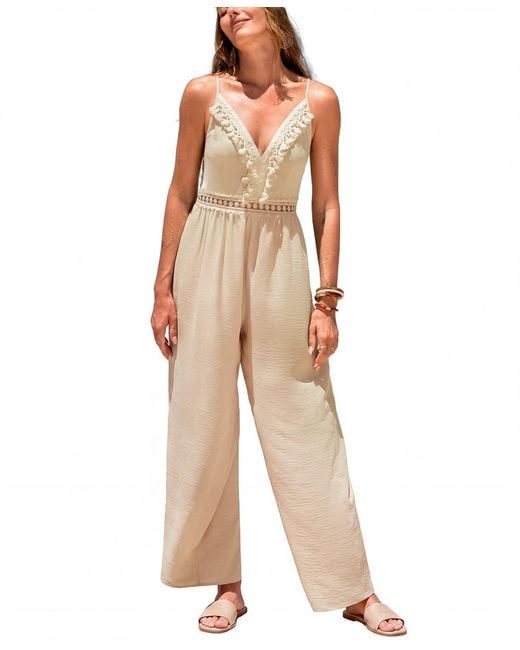 CUPSHE Natural About Time Jumpsuit