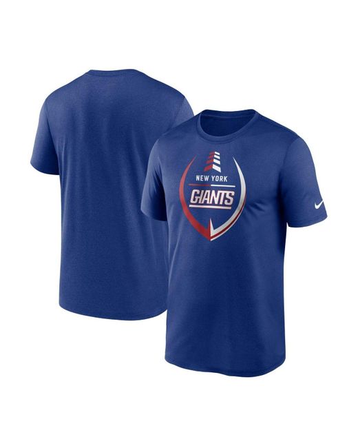 Nike Synthetic Royal New York Giants Icon Legend Performance T-shirt in ...