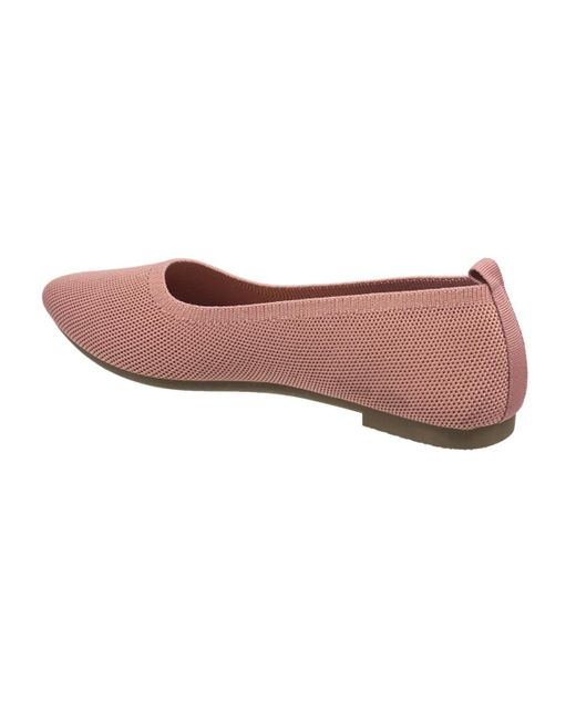 French Connection Pink Caputo Knit Flats