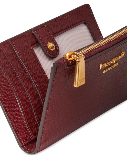 Kate Spade Saffiano Leather Wallet in Red Lyst
