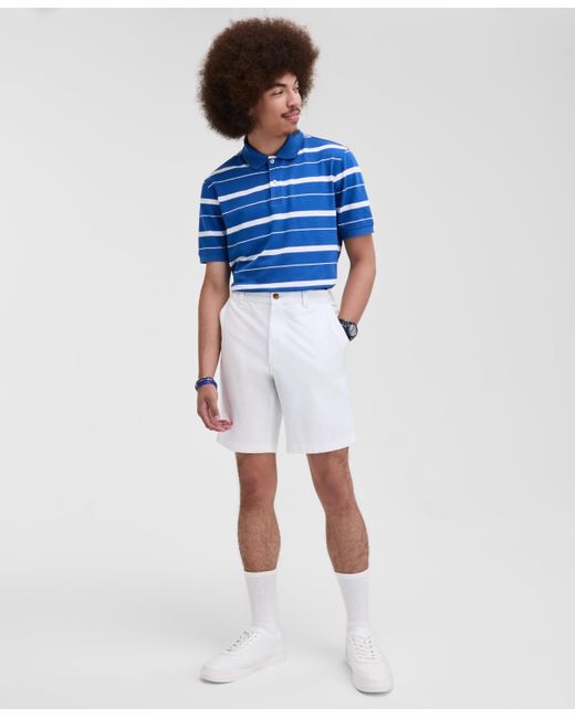 Club Room Blue Fred Striped Polo Shirt for men
