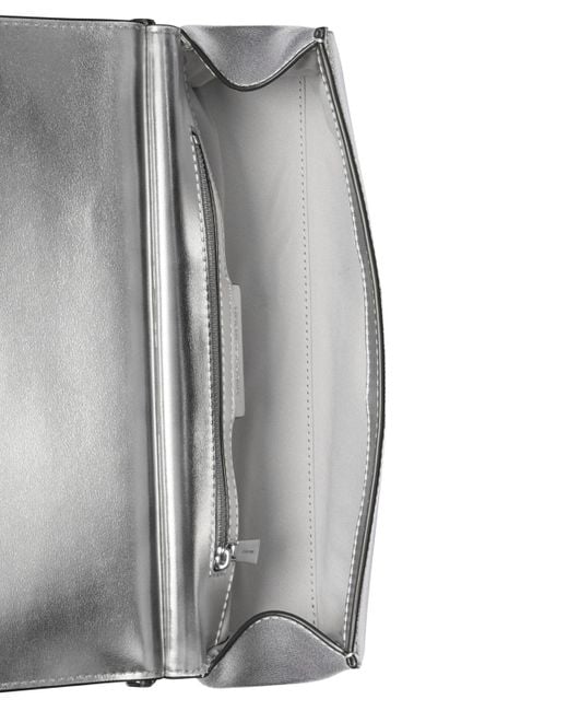 Michael Kors Metallic Michael Carmine Small Leather East West Clutch