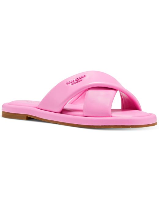 Kate Spade Pink Rio Crisscross Slide Sandals
