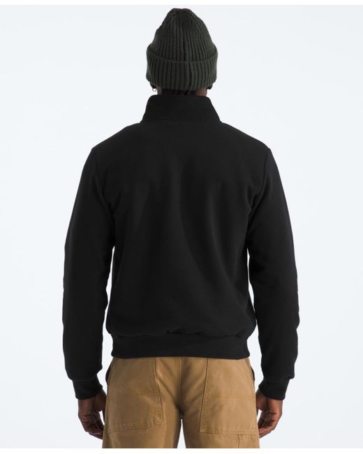 The North Face Black Evolution Simple Dome Quarter Zip Sweatshirt for men