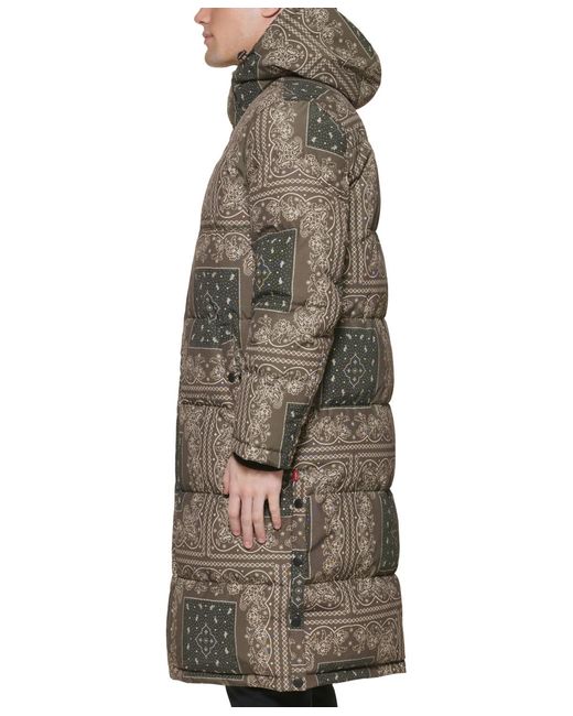 Levi's Multicolor Quilted Extra Long Parka Jacket for men