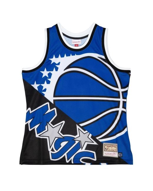 Mitchell & Ness Blue Orlando Magic Big Face 5.0 Fashion Tank Top for men