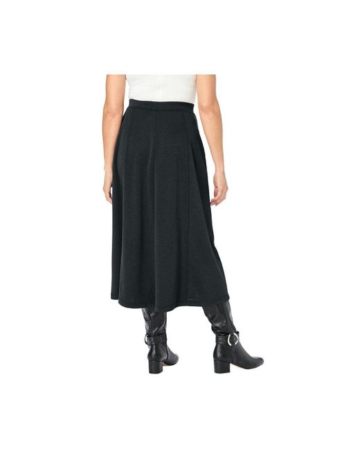Woman Within Multicolor Plus Size Ponte Knit A-line Skirt