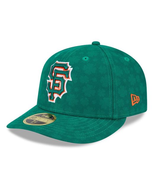KTZ Green San Francisco Giants St. Patrick's Day Low Profile 59fifty Fitted Hat for men