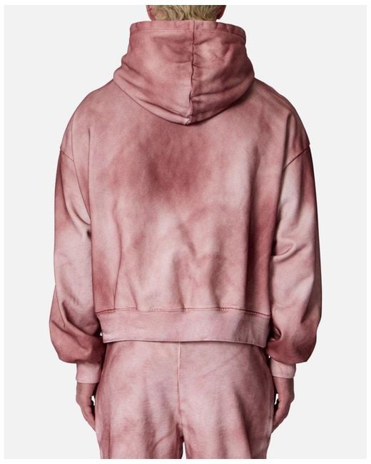 MNML Pink Optic Graded Hoodie for men