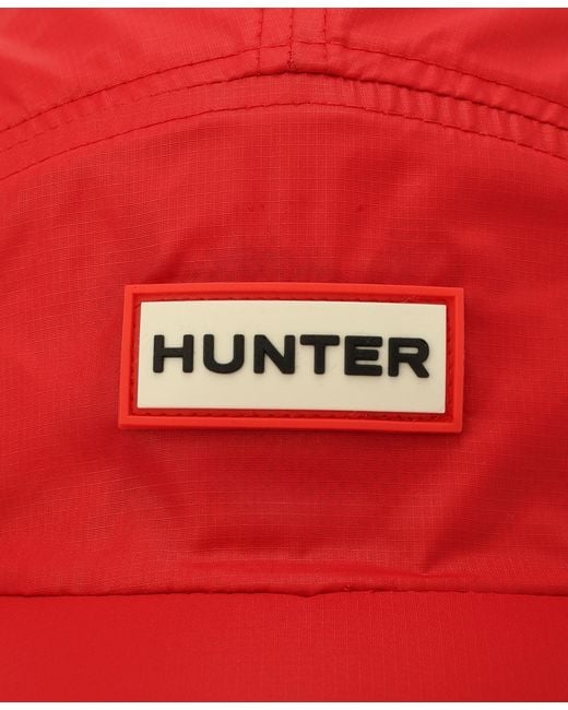 Hunter Red Ripstop Baseball Hat