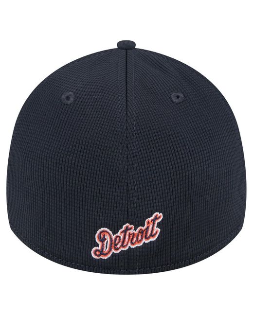 KTZ Blue Detroit Tigers Active Pivot 39thirty Flex Hat for men
