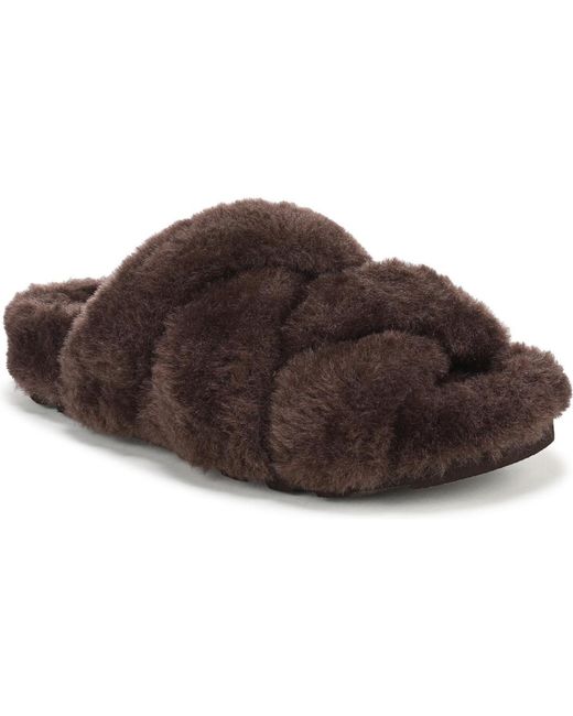Vionic Brown Peppa Open Toe Slippers