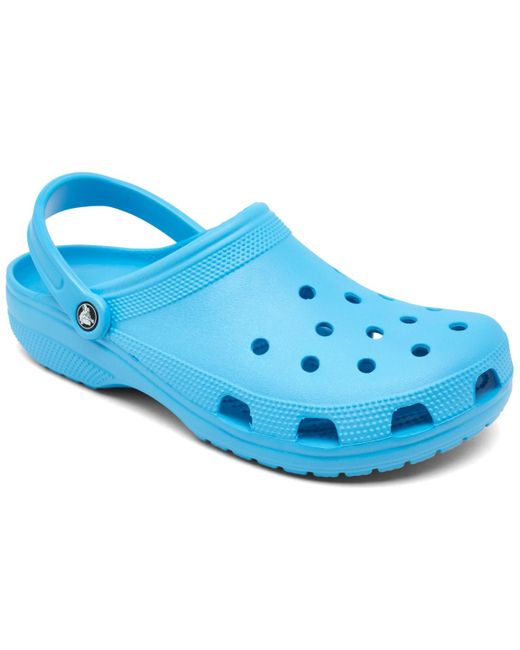 CROCSTM Blue And Classic Slide Sandals From Finish Line