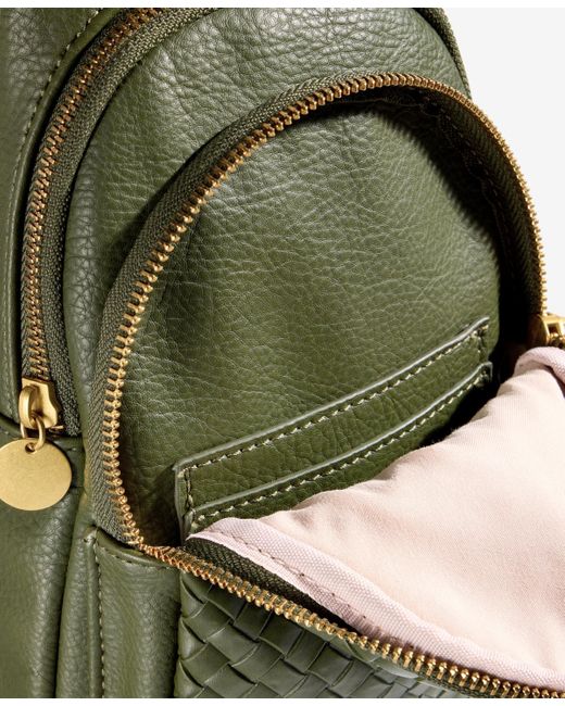 Style & Co. Green Woven Sling Bag