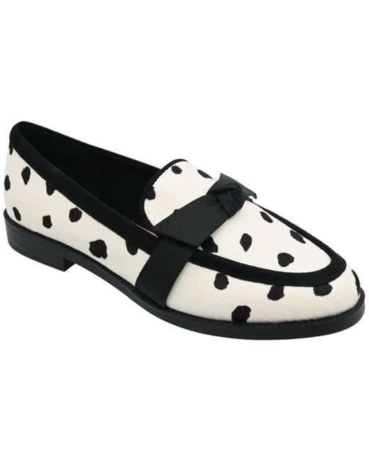 On 34th Black Kasandra Bow Loafers