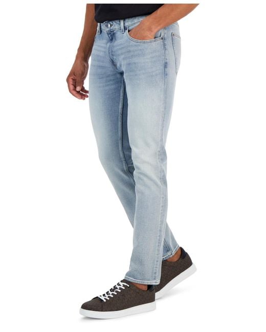 Michael Kors Blue Parker Slim-fit Stretch Jeans for men