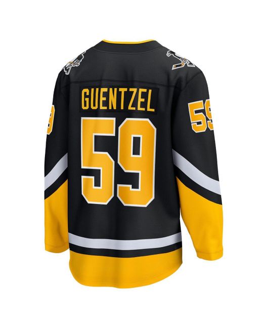 Men's Fanatics Branded Sidney Crosby Black Pittsburgh Penguins 2021/22  Alternate Premier Breakaway Player Jersey