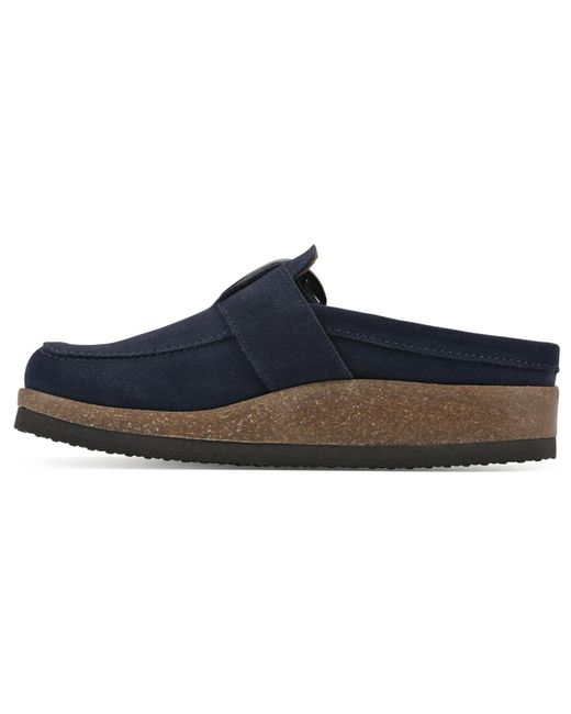 White Mountain Blue Bueno Footbed Clogs