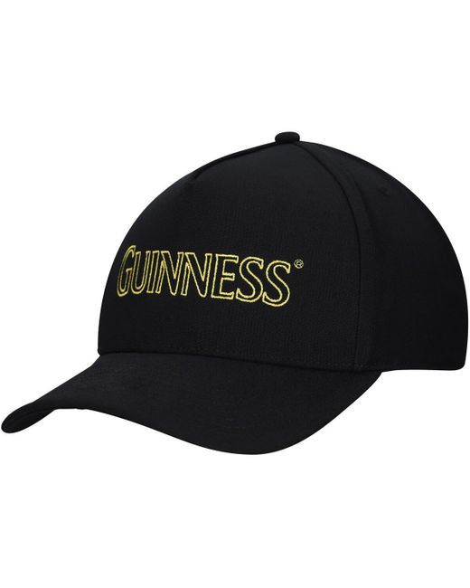 Lids Black Guinness A-frame Snapback Hat for men