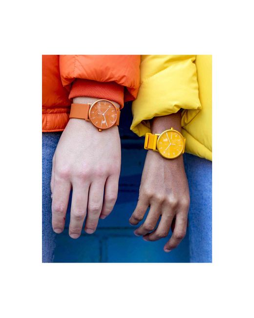 Skagen Aaren Kulor Neon Orange Watch | Lyst