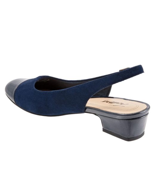 Trotters Blue Dea Pump