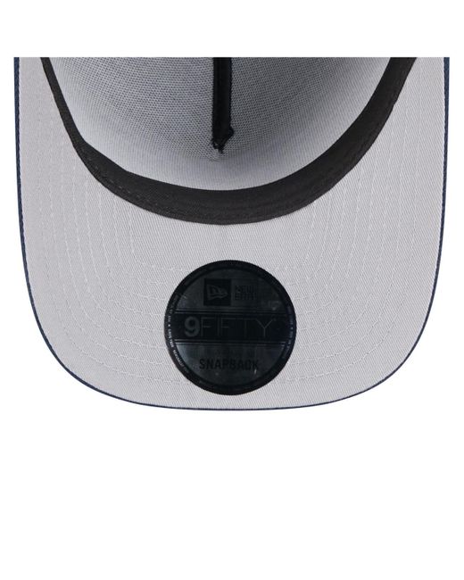 KTZ Blue Black/navy Tennessee Titans 2025 Nfl Draft A-frame 9fifty Snapback Hat for men